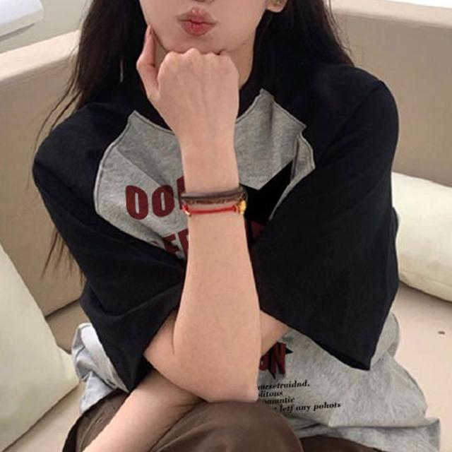 猫ミーム キャット Y2K ロゴ グラフィック ルーズ ラグラン Tシャツ