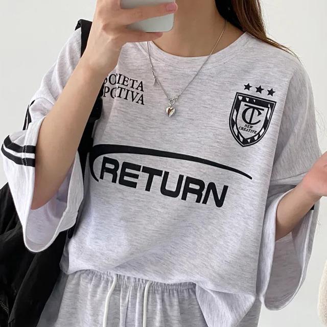 ユニフォームTシャツ トップス&ショートパンツ 2点セット ルームウェア セットアップ ワンマイルウェア