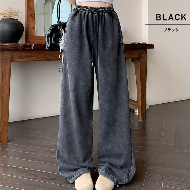 ピグメント ルーズ スウェットパンツ 