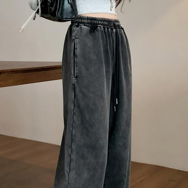 ピグメント ルーズ スウェットパンツ 