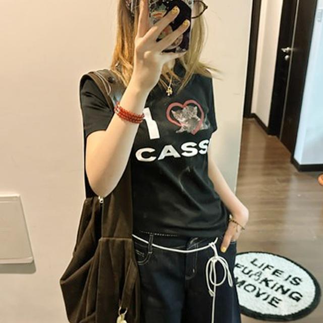 ごめんね BOYS ハート プリント Tシャツ