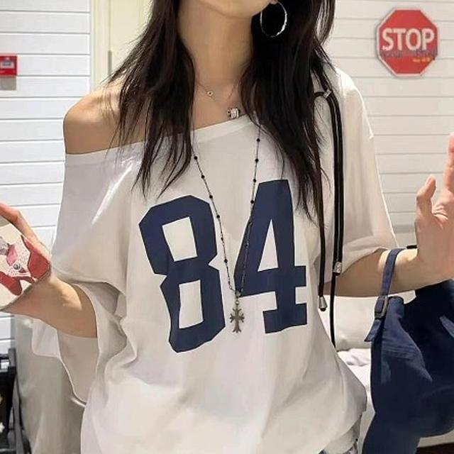 オフショルダー Tシャツ