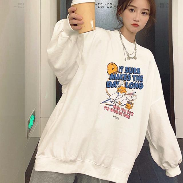 duckプリント スウェット