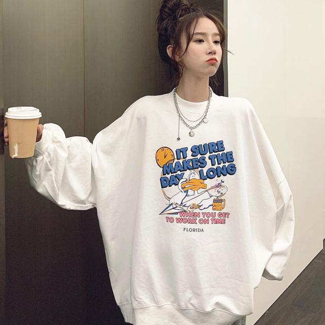 duckプリント スウェット