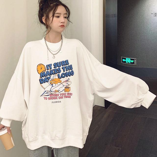 duckプリント スウェット