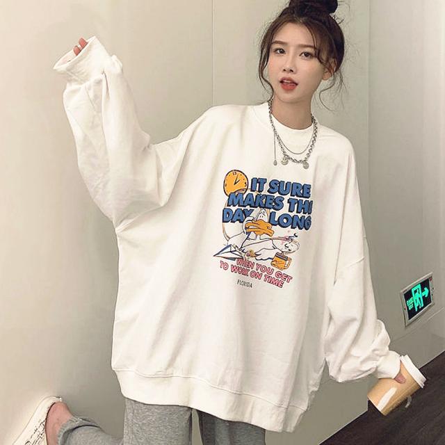 duckプリント スウェット