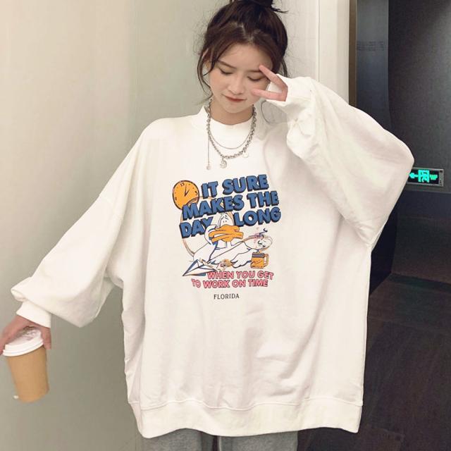 duckプリント スウェット