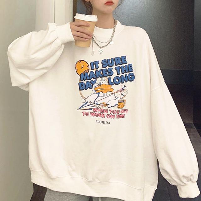 duckプリント スウェット