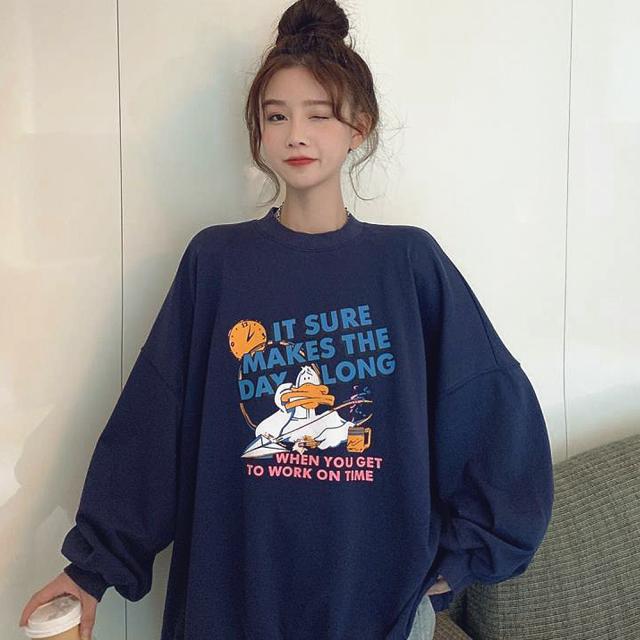 duckプリント スウェット