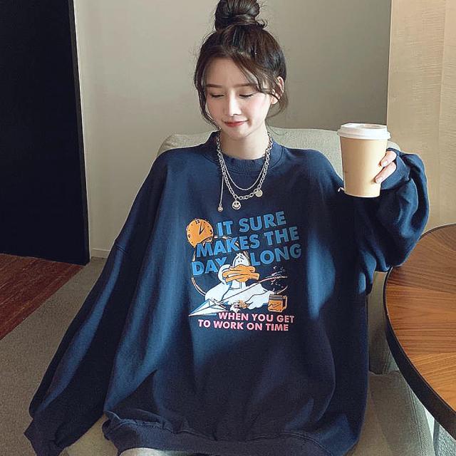 duckプリント スウェット