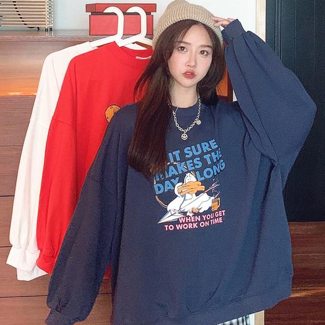 duckプリント スウェット