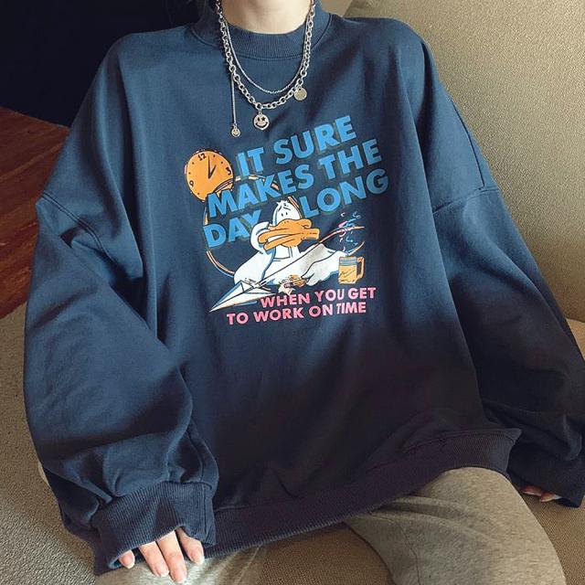 duckプリント スウェット