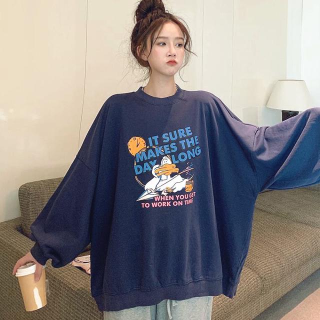 duckプリント スウェット