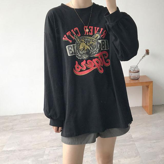 タイガープリント ロンT