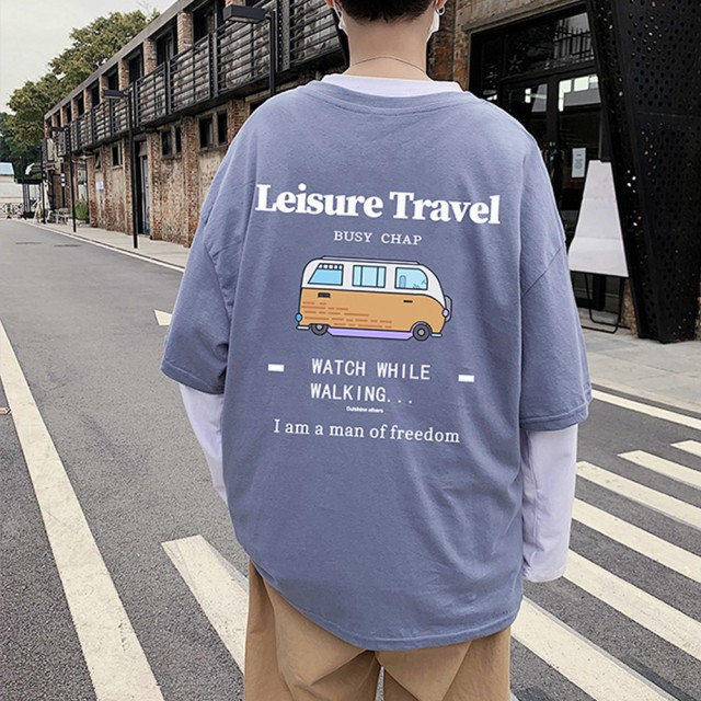 BUSプリントTシャツ