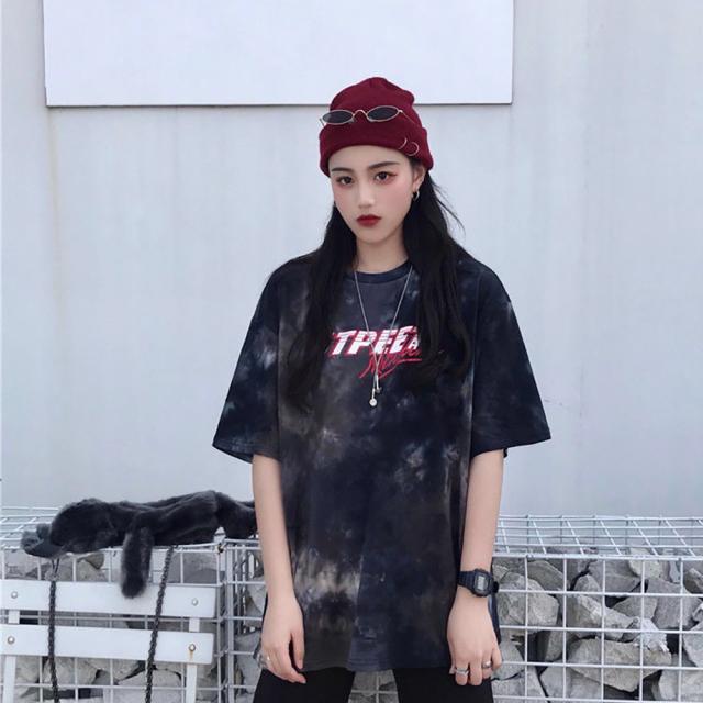パステルカラー タイダイ柄 Tシャツ
