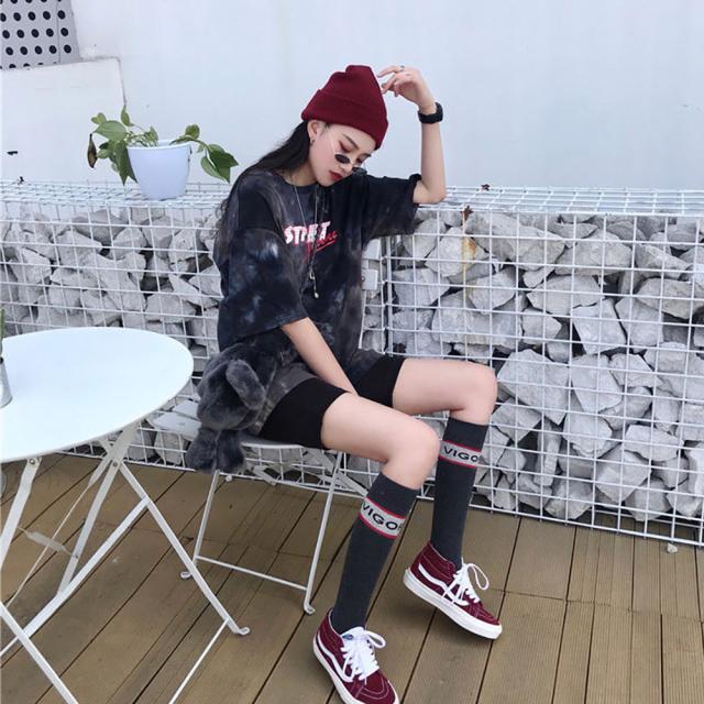 パステルカラー タイダイ柄 Tシャツ