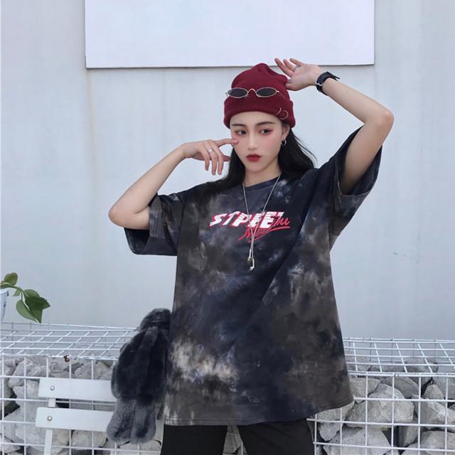 パステルカラー タイダイ柄 Tシャツ