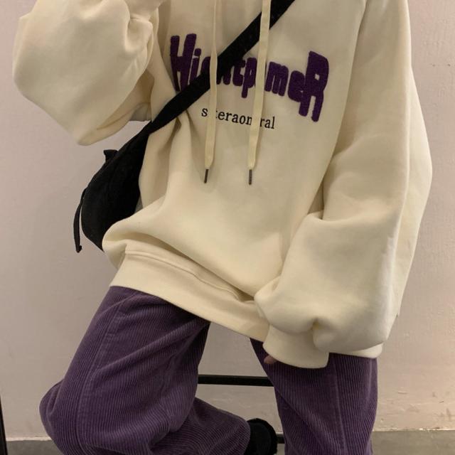 ビッグシルエット フーディー