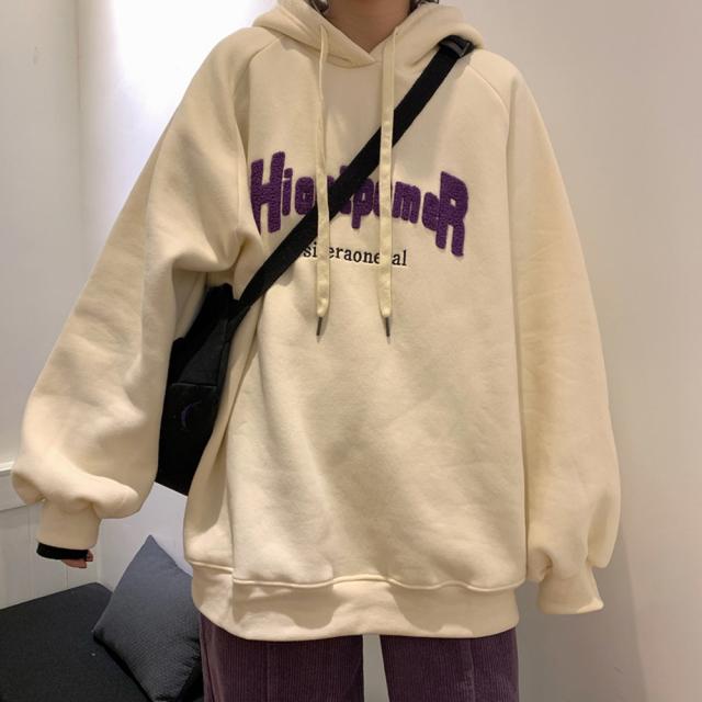 ビッグシルエット フーディー