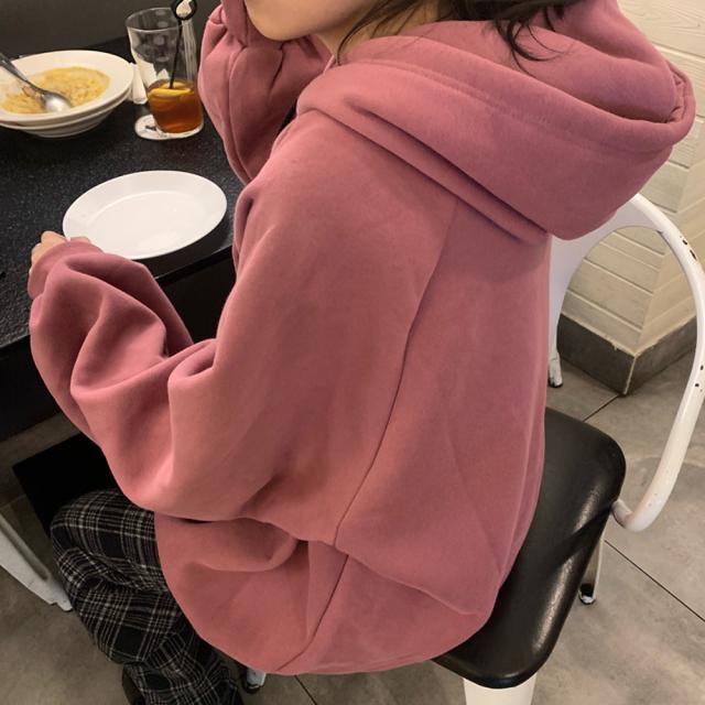 ビッグシルエット フーディー