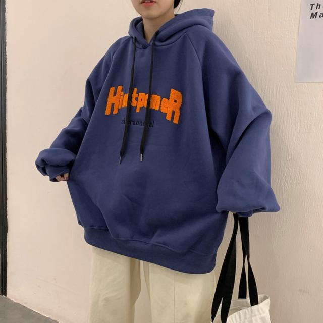 ビッグシルエット フーディー