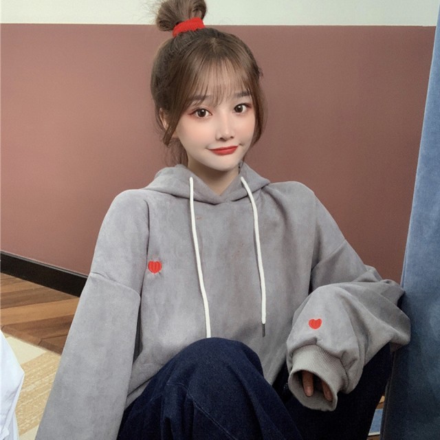 オーバーサイズ ルーズフーディ パーカー