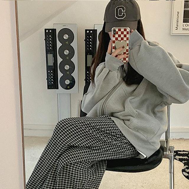 ボリュームスリーブ オーバーサイズ パーカー