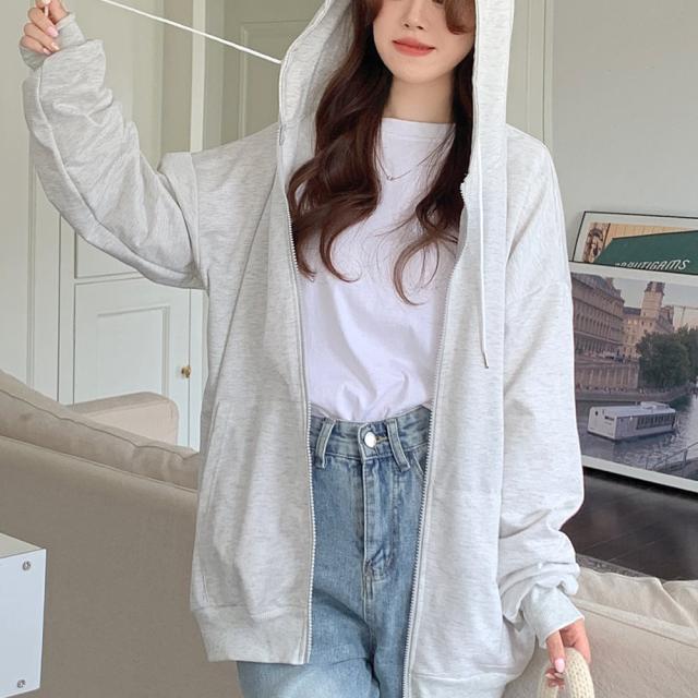 ボリュームスリーブ オーバーサイズ パーカー