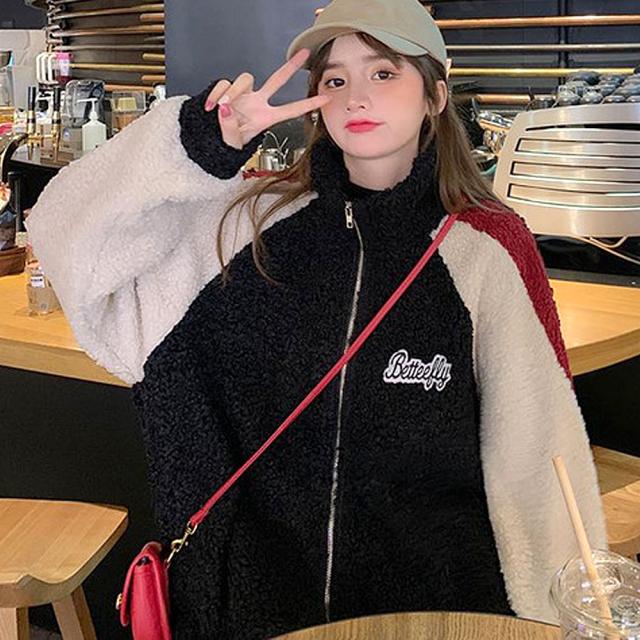 ジャージデザイン ボアジャケット