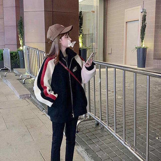 ジャージデザイン ボアジャケット