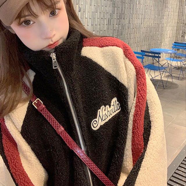 ジャージデザイン ボアジャケット