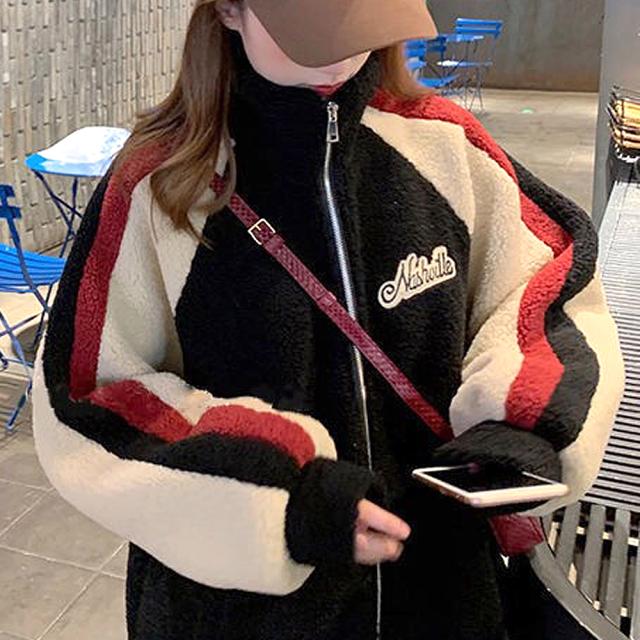 ジャージデザイン ボアジャケット