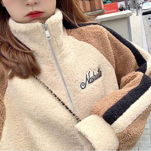 ジャージデザイン ボアジャケット