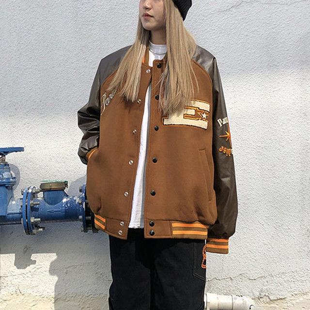 ブラウンベース ビッグロゴ スタジャン