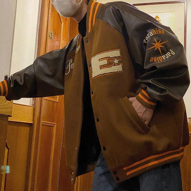 ブラウンベース ビッグロゴ スタジャン