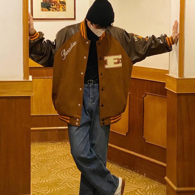 ブラウンベース ビッグロゴ スタジャン