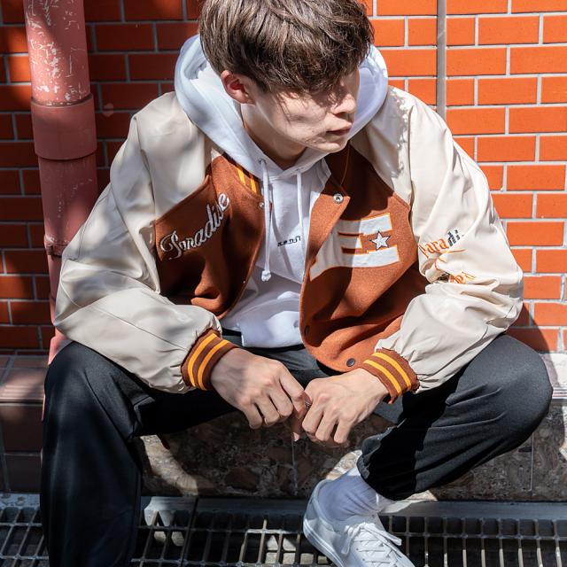 ブラウンベース ビッグロゴ スタジャン