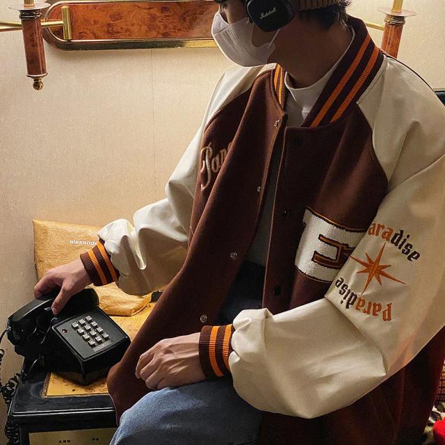 ブラウンベース ビッグロゴ スタジャン