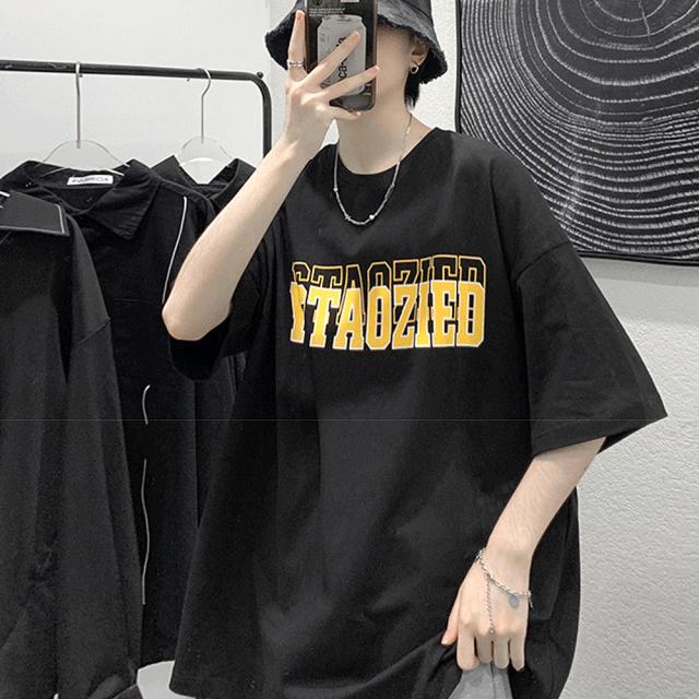 オーバーサイズ ロゴTシャツ