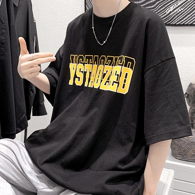 オーバーサイズ ロゴTシャツ
