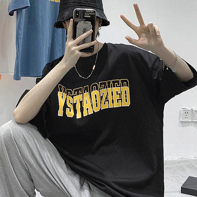 オーバーサイズ ロゴTシャツ