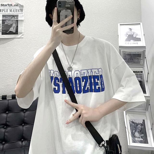 オーバーサイズ ロゴTシャツ