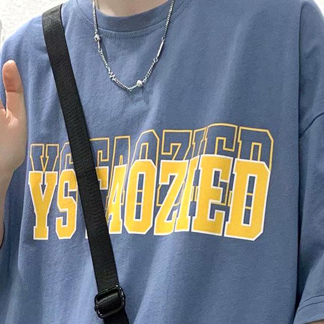 オーバーサイズ ロゴTシャツ