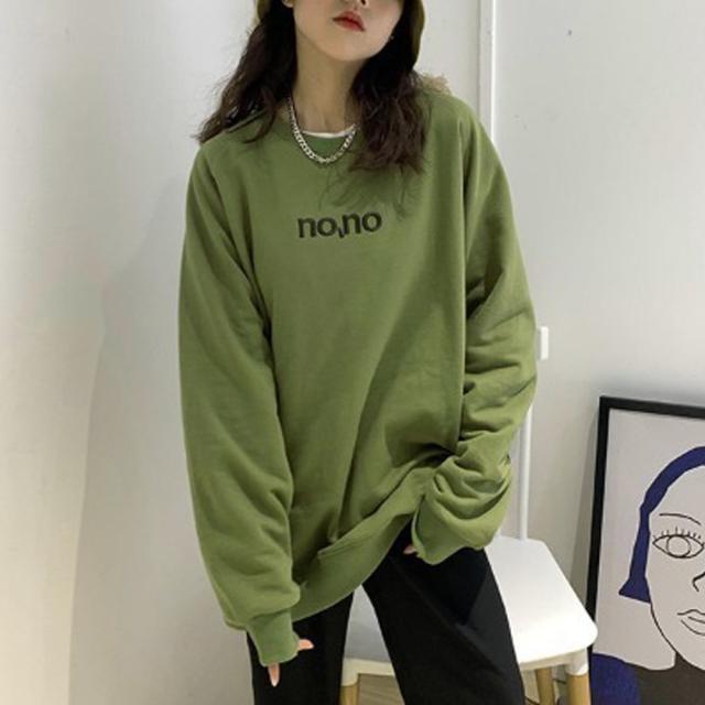 パロットカラー スウェット トレーナー 