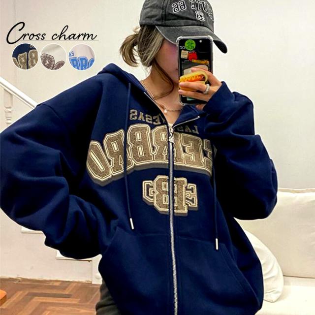 カレッジロゴ パーカー スウェット