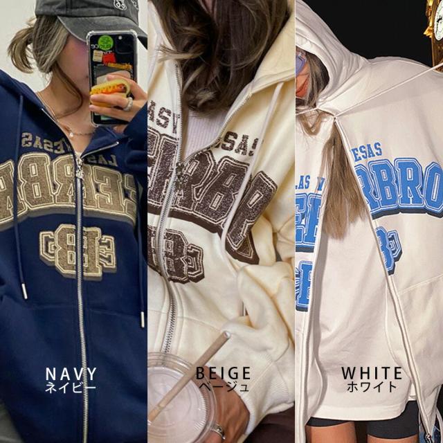 カレッジロゴ パーカー スウェット