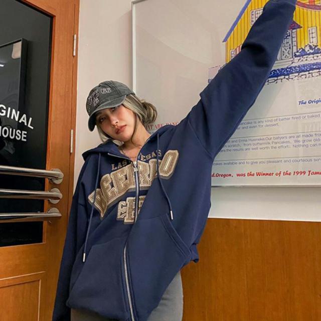 カレッジロゴ パーカー スウェット