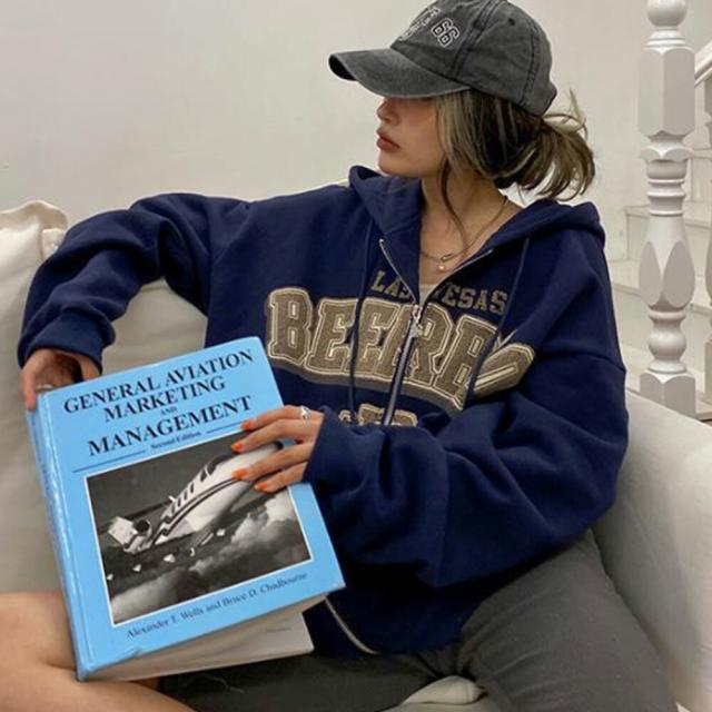 カレッジロゴ パーカー スウェット