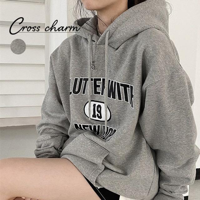 カレッジロゴ オーバーサイズ スウェット パーカー